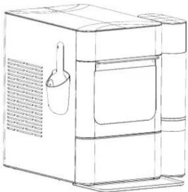 GE Profile Opal XPIO23SWSS - Support pour cuillère à crème glacée - 1