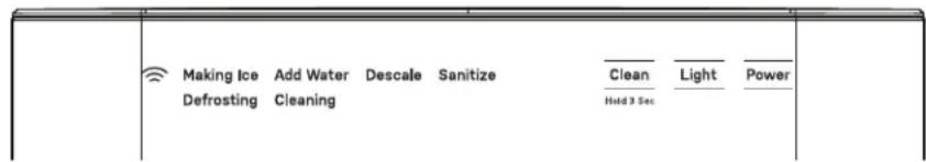 GE Profile Opal XPIOX4SWSS - Comprendre l'affichage - 1