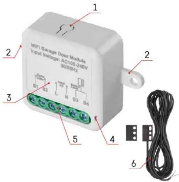 Emos H5111 - Module de garage Wi-Fi GoSmart - 6