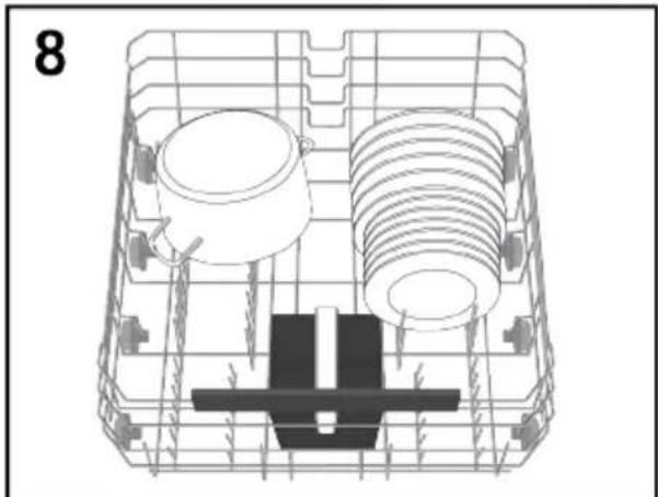 CANDY CF 3C7L1W - Foldable racks (only on some models) - 4
