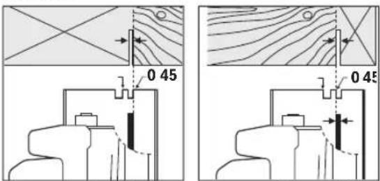 BOSCH GKS 55+ GCE Professional - Setting the mitre/bevel angle (GKS 165) - 1