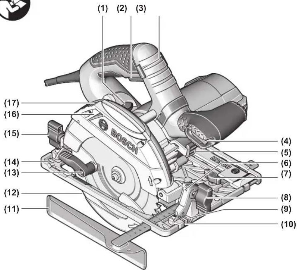 BOSCH GKS 55+ GCE Professional - 2