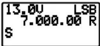 YAESU FT-818 - Affichage de la tension d'alimentation - 1