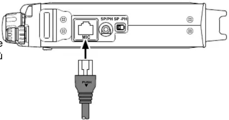 YAESU FT-818 - Branchement du microphone - 1