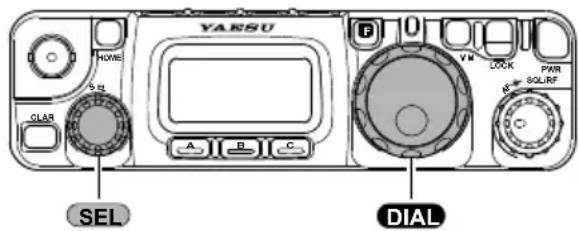 YAESU FT-818 - Réglage de la fréquence de traffic - 1