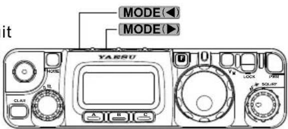 YAESU FT-818 - Sélection du Mode Opératione - 2
