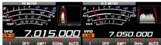YAESU FTDX101MP - MONO (commutation Double/Mono) - 1