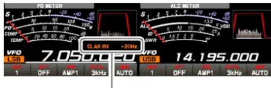 YAESU FTDX101MP - - Clarifier RX - 1