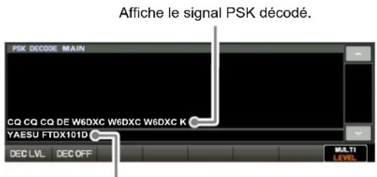 YAESU FTDX101MP - Raccordement à un dispositif de transmission de données - 3
