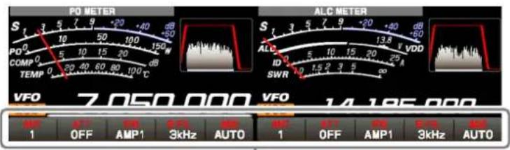 YAESU FTDX101MP - Paramètres importants du récepteur - 1