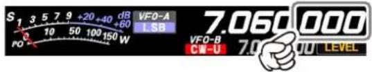 YAESU FT-710 - - Entrée de la fréquence depuis le clavier - 1