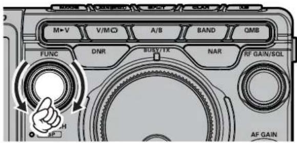 YAESU FT-710 - Filtre audio de récepteur réglable - 1