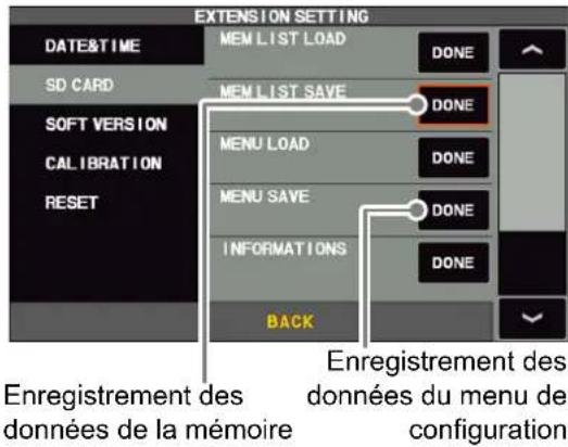 YAESU FT-710 - - Enregistrement de données de mémoire et configuration des données de menu - 1