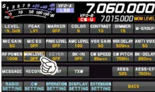 YAESU FT-710 - MONI (Moniteur) - 1