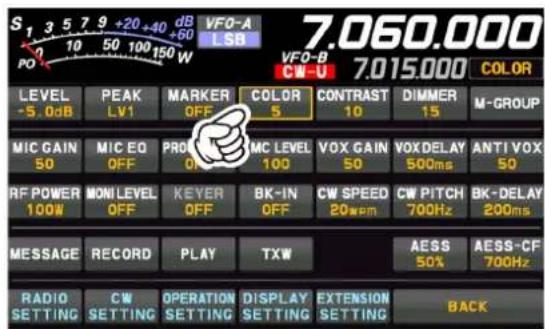 YAESU FT-710 - • COLOR - 1