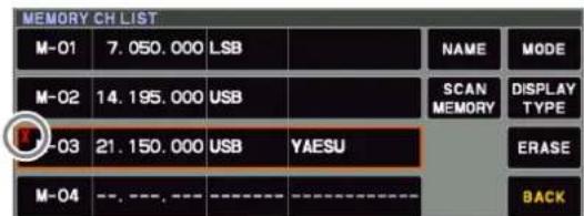 YAESU FT-710 - - Configuration du saut de fréquence - 2