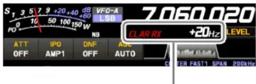 YAESU FT-710 - - Clarifieur RX - 1