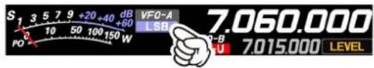 YAESU FT-710 - ② Affichage du MODE de fonctionnement - 1