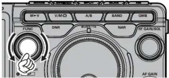 YAESU FT-710 - Configuration du manipulateur électronique - 1