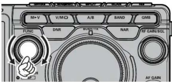 YAESU FT-710 - Modification de la qualité sonore de l'audio reçu - 1