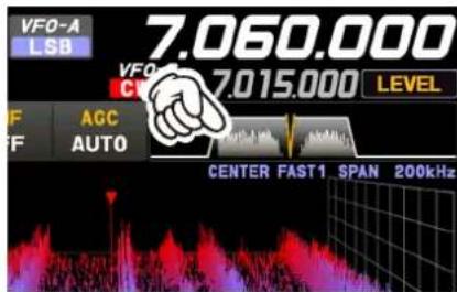 YAESU FT-710 - ⑧ Affichage de la fonction du filtre - 2
