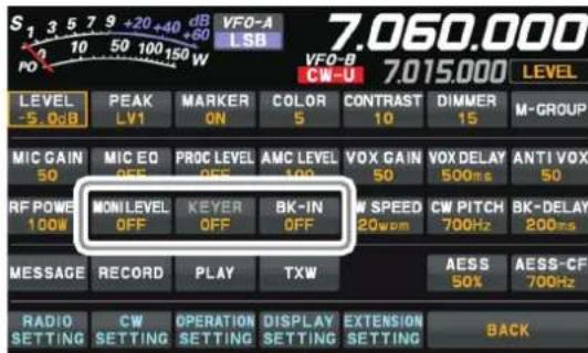 YAESU FT-710 - Fonctionnement en mode CW - 2