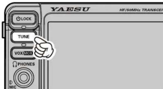 YAESU FT-710 - • Procédure d'accord - 1