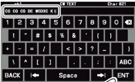 YAESU FT-710 - - Programmation de message texte - 3