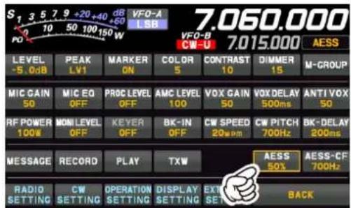 YAESU FT-710 - - Modification de la balance de sortie des deux haut-parleurs - 2