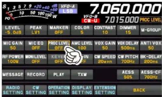 YAESU FT-710 - Processeur vocal - 2