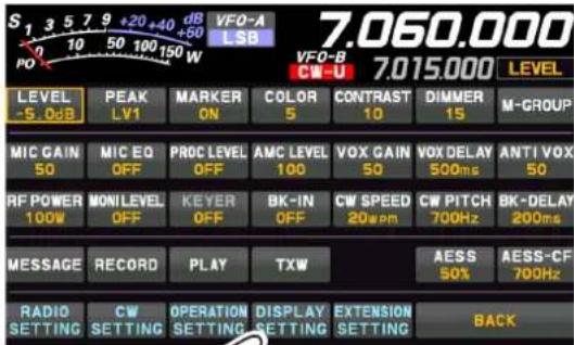YAESU FT-710 - - Entrée de l'indicatif - 1
