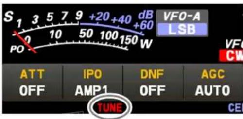 YAESU FT-710 - • Procédure d'accord - 2
