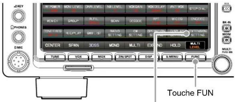 YAESU FTDX101D - Réinitialisation du microprocesseur - 1