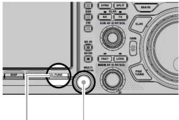 YAESU FTDX101D - Filtre audio de récepteur réglable - 1