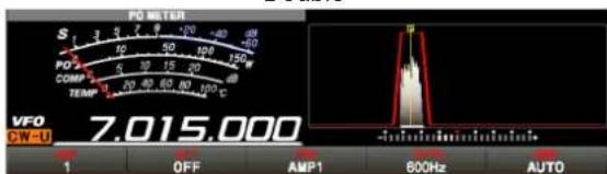 YAESU FTDX101D - ④ MONO (commutation Double/Mono) - 2