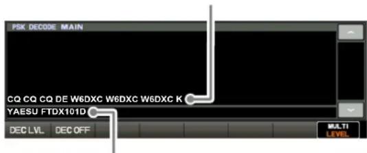 YAESU FTDX101D - Raccordement à un dispositif de transmission de données - 3