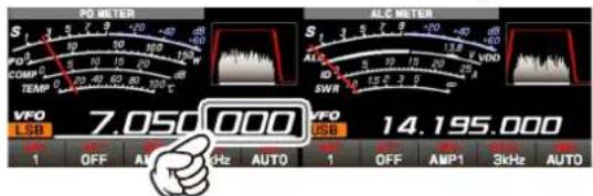 YAESU FTDX101D - Afficheur de fréquence - 1
