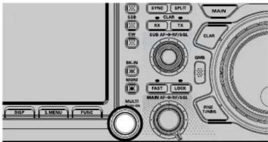 YAESU FTDX101D - Réglage de puissance de sortie RF - 1