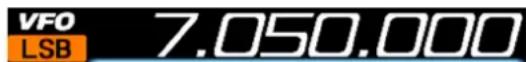YAESU FTDX101D - Réglage de la police pour l'affichage des fréquences - 2