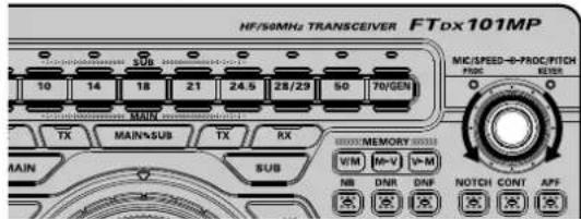 YAESU FTDX101D - Processeur vocal - 2