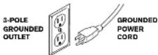 Horizon Fitness e1100GS - GROUNDING INSTRUCTIONS - 1