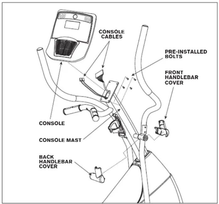 Horizon Fitness CE4.3 - ASSEMBLY STEP 5 - 4