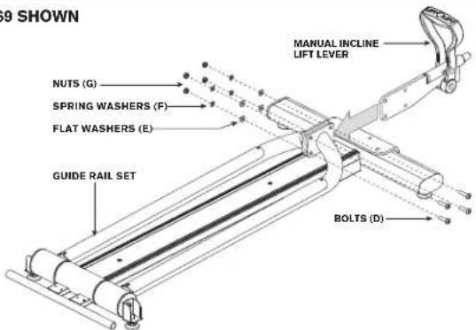 Horizon Fitness EX-79 - EX-69 ASSEMBLY STEP 2 - 1