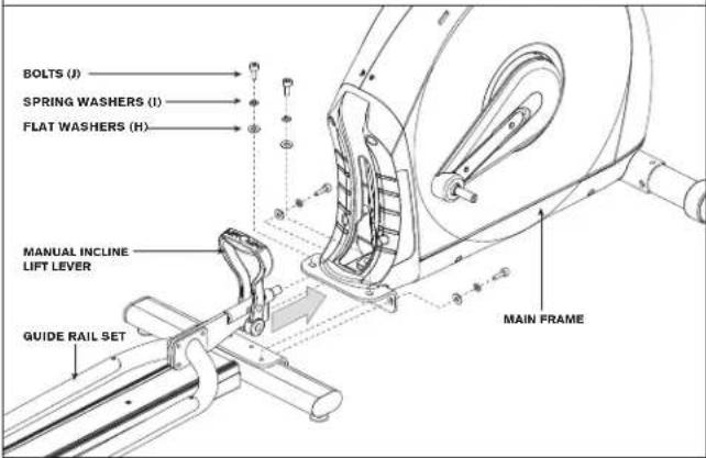 Horizon Fitness EX-79 - EX-69 ASSEMBLY STEP 2 - 2