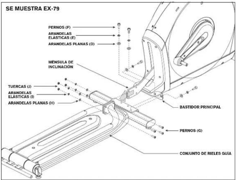 Horizon Fitness EX-79 - ENSAMBLAJE DE EX-79 PASO 2 - 8