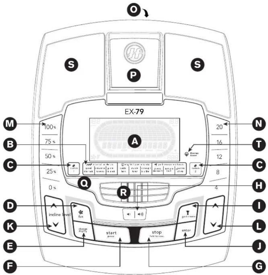 Horizon Fitness EX-79 - FUNCIONAMIENTO DE LA INCLINACIÓN MANUAL - 3