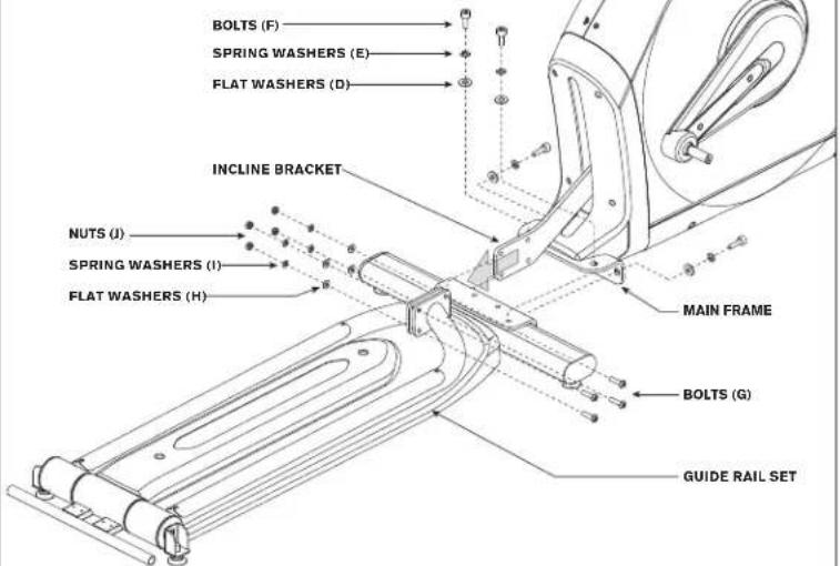 Horizon Fitness EX-69 - EX-79 ASSEMBLY STEP 2 - 8