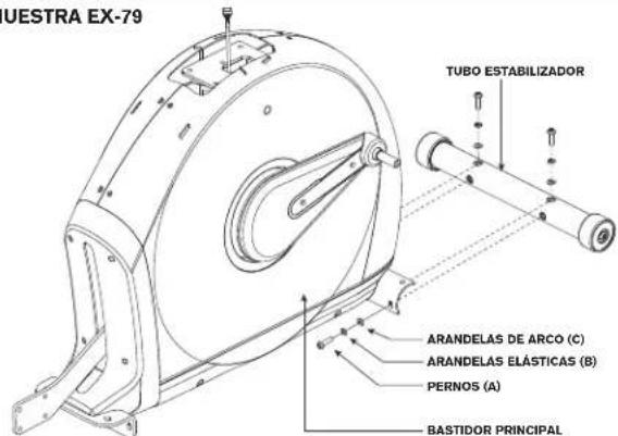 Horizon Fitness EX-69 - ENSAMBLAJE PASO 1 - 2