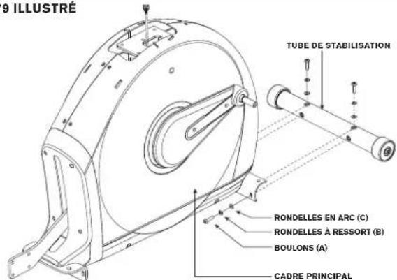 Horizon Fitness EX-69 - ASSEMBLAGE ÉTAPE 1 - 2