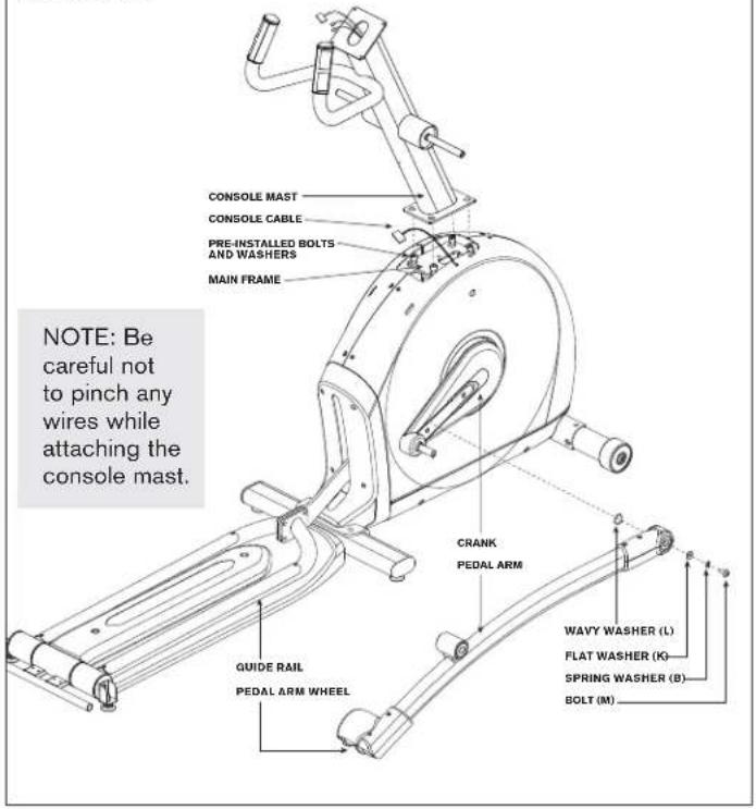 Horizon Fitness EX-69 - ASSEMBLY STEP 3 - 1